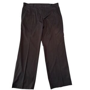 NIKE GOLF Dri-FIT Men's Black Flat Front Straight Leg Golf Pants 38x30 Active